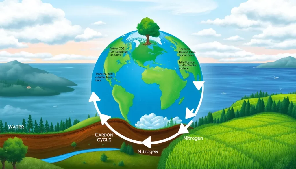 Featured image for Daur Biogeokimia: Panduan Lengkap Siklus Air, Karbon, dan Nitrogen — Biologi