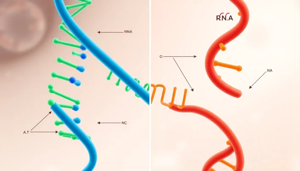 Featured image for Perbedaan DNA dan RNA: Panduan Lengkap Struktur dan Fungsi Genetik — Biologi