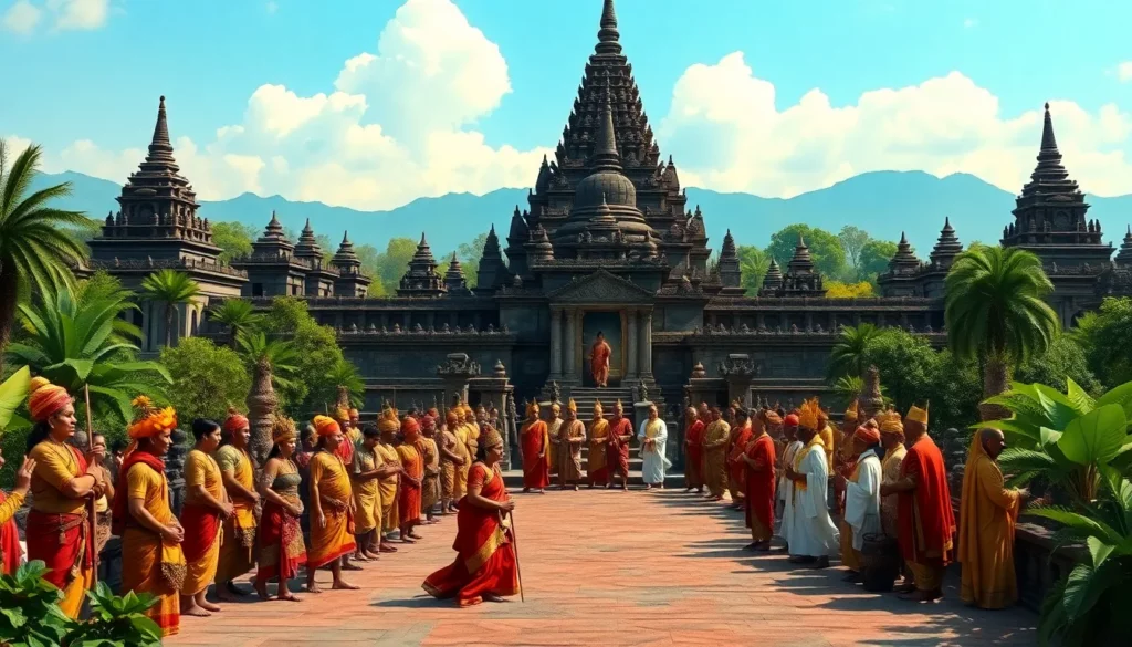 Featured image for Kerajaan Mataram Kuno: Panduan Lengkap Dinasti Sanjaya dan Syailendra — Sejarah