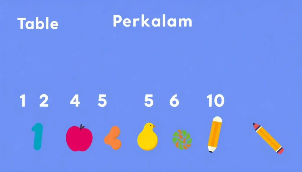 Featured image for Tabel Perkalian 1-10 Lengkap untuk Siswa Sekolah Dasar — Uncategorized