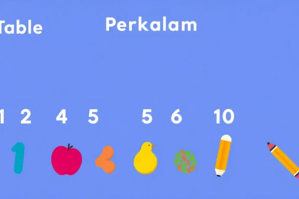 Tabel Perkalian 1-10 Lengkap untuk Siswa Sekolah Dasar