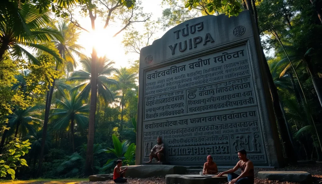 Featured image for Pengertian Prasasti Yupa: Panduan Lengkap Sumber Sejarah Kerajaan Kutai — Sejarah
